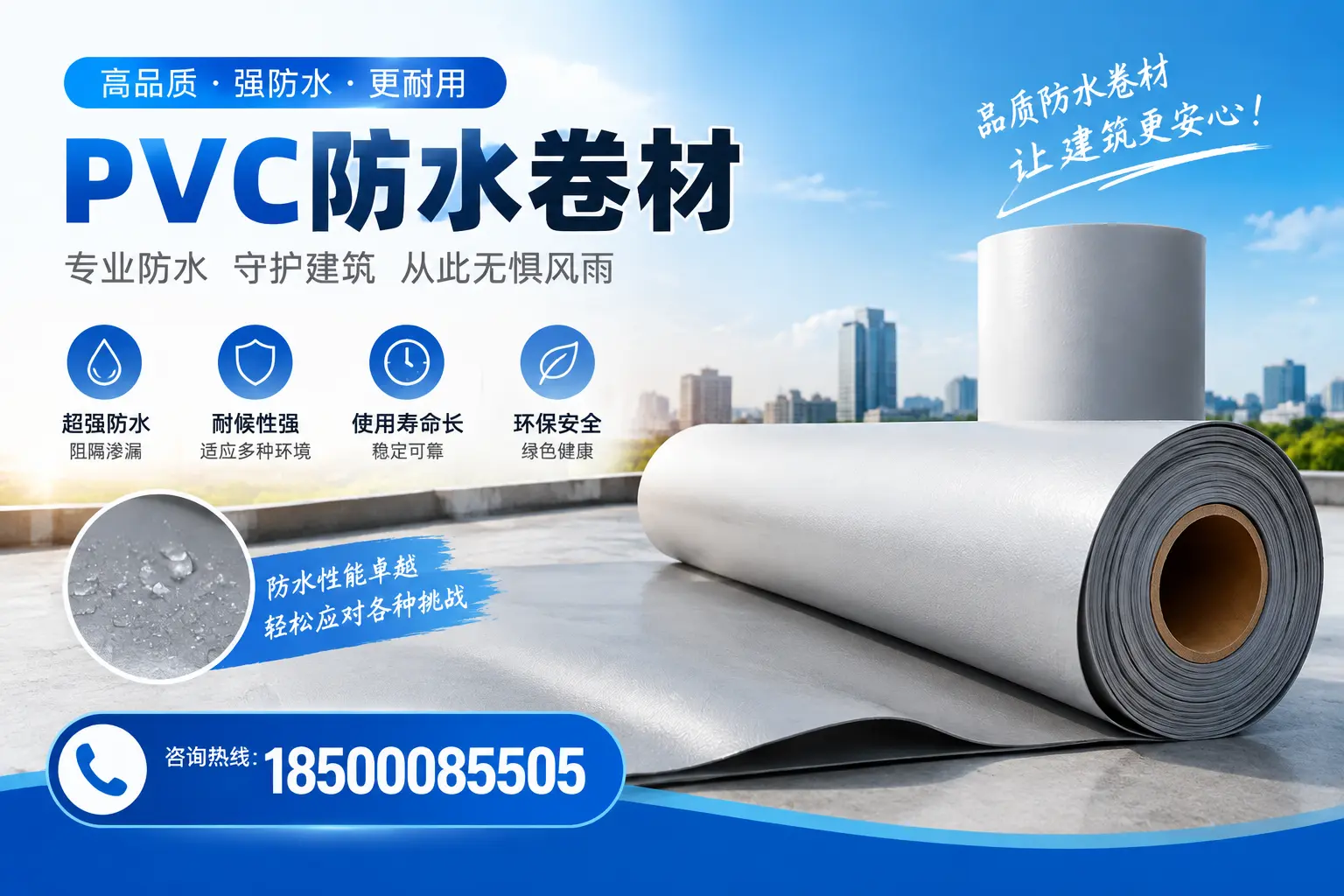 如何选择高质量的PVC防水卷材？锡林郭勒消费者必看指南